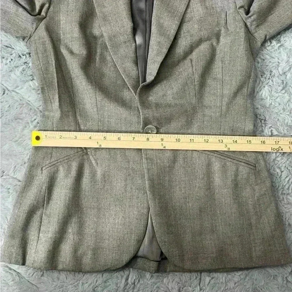 Ralph Lauren Black Label Womens Blazer Jacket Size 2 Wool Silk Preppy Equestrian - Picture 13 of 16